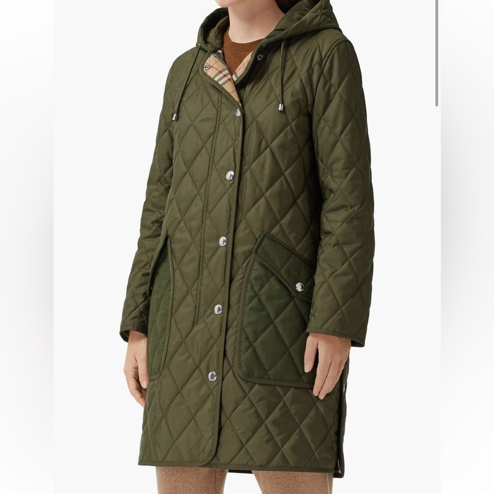 Burberry Roxby Thermoregulated Quilted Coat XS